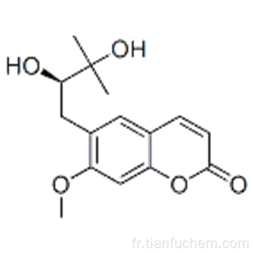 2H-1-Benzopyran-2-one, 6 - [(2R) -2,3-dihydroxy-3-méthylbutyl] -7-méthoxy CAS 28095-18-3